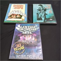 3 DVDs (LYNYRD SKYNYRD LIVE,  +)