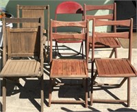 Vintage Folding Chairs-ALL STURDY