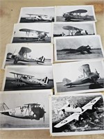 Grumman Airplane Photo Lot Black & White Orignals