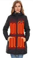 $280(L) Venustas Women's Heated Long Jacket