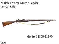 Middle Eastern Muzzle Loader .54 Cal Rifle