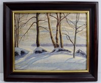 Scenic Oil on Board Painting - Signed