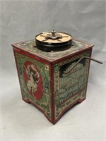 Early Tin Litho Music Box