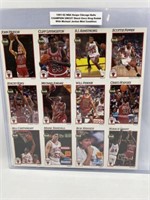1991-92 NBA HOOPS KODAK UNCUT SHEET MINT WITH