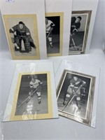 1960'S BEEHIVE LOT 5 DIFFERENT DETROIT REDWINGS