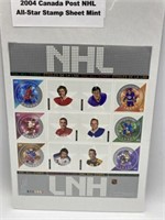 CANADA POST NHL HOCKEY ALL-STAR SHEET 2004