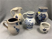 (5) Pcs. of Salt Glazed Pottery