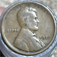 Tube of 1920-1929 Wheat Cents