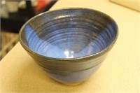 Signed MTS Art Pottery Bowl