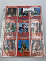 1971 O PEE CHEE CFL PART SET IN PAGES 87 OF 132