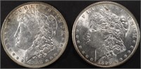 1888 & 1890 MORGAN DOLLARS BU