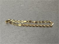 Stamped 14K Gold Bracelet