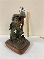USMC Bronze Soldier by Oreland Joe c/a