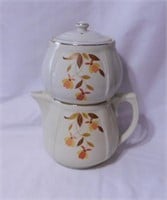 Hall's Jewel Tea Autumn Leaf coffee pot w/