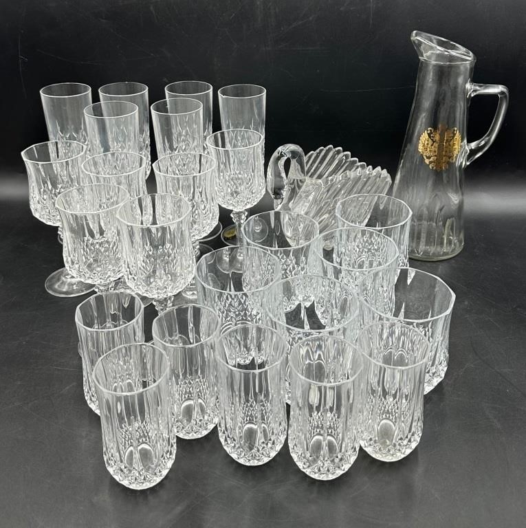 Crystal Glasses D'Arques and RCR