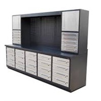 10' 20-Drawer Workbench Cabinet Combo