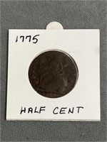 1775 Half Cent