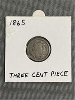 1865 3-cent Piece