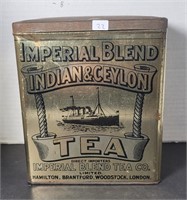 IMPERIAL BLEND TEA TIN BRANTFORD HAMILTON