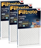 Filtrete 2200 16 x 25 x 1 Elite Air Filter, 3-Pack