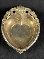 Silver Plated Heart Bowl