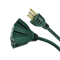 25 ft. 16/3 Green Landscape Extension Cord