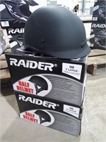 (2) Xlg Raider Half Helmets