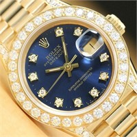 Rolex Ladies President  Diamond Watch