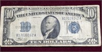 1934 A 10 DOLLAR SILVER CERTIFICATE