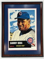 Sammy Sosa Print Signed and Framed