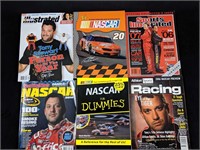 Assorted Tony Stewart Racing Magazines And Books L