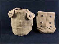 Israeli Grenade Pouch and Canteen Case