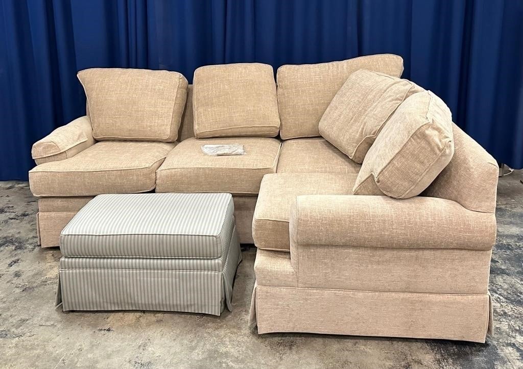 Smith Brothers Couch and Ottoman