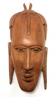 VTG Handcrafted Carved Wood African Tribal Mask
