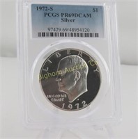 1972-S Eisenhower Silver Dollar PCGS