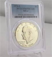 1976-S Eisenhower Silver Dollar PCGS