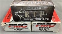 (118) Rnds Assorted 380Auto & 32Auto Ammo