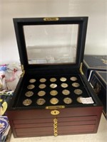 100 Presidential Gold Plated $1 Coin Set