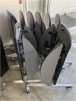 Folding Tables Gray - Good Condition - No Wheels