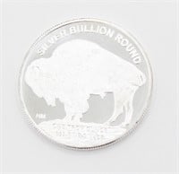 2016 1 Troy OZ .999 Fine Silver HM Buffalo Round
