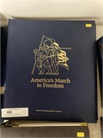 Americans March to  Freedom Stamp Album