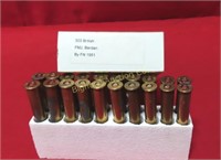 Ammo 303 British 20 Rounds FMJ Berdan by FN 1951