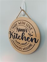 Nana's Kitchen Wooden Sign