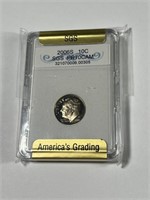 2006 S DIME - SGS GRADED PR70CAM