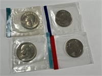 US MINT PROOF QUARTERS - 1976, 1977, 1988, 1991