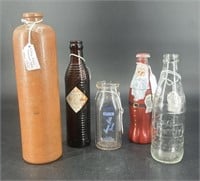 Antique Orange Crush Bottle, Stoneware Bottle