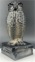 MCM Deganhart Smoke Owl Paperweight