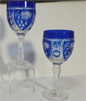 Blue Water Goblets Asti by ANNA HUTTE
