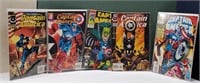 Lot of 5 Captain America Comics