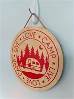 Live - Love - Camp Wooden Sign